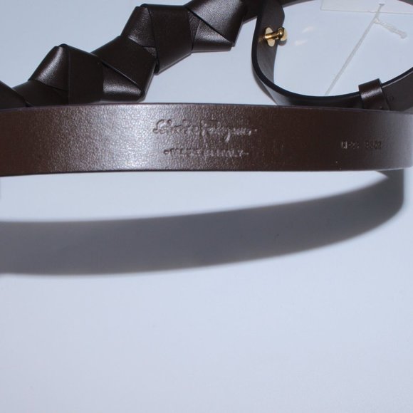 Salvatore Ferragamo Brown Belt Women\'s Size 90cm MSRP $590 main image 5